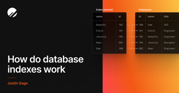 How do database indexes work?