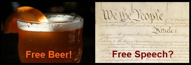 What Does “Free as in Speech” or “Free as in Beer” Really Mean?